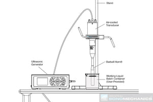 Air-Cooled Transducer (ACT-22-LSP) for LSP-600 Ultrasonic Processor